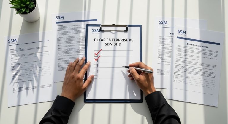 Langkah-Langkah Tukar Enterprise ke Sdn Bhd Supaya Tak Buang Masa