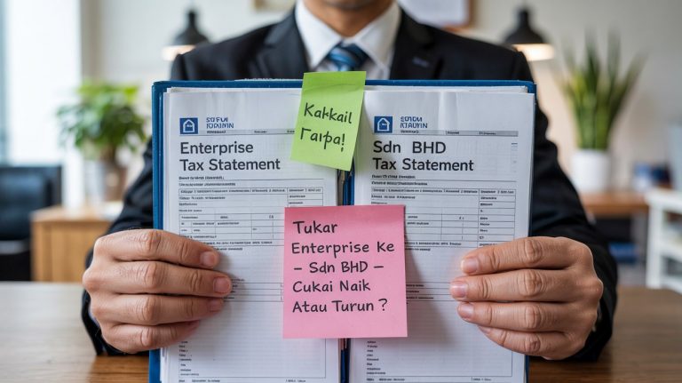 Bagaimana Cukai Berubah Bila Anda Tukar Enterprise ke Sdn Bhd?